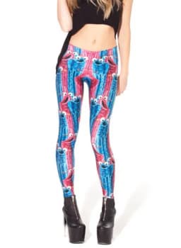 42 Design Women Galaxy Leggings Rainbow Cloud Black Green Muscle Mermaid printed Leggings pants Leggins 4XL