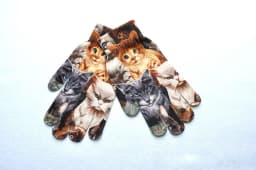 Lovely Unisex Animals Digital Pattern Cat Winter Elastic Knit Touch Screen Gloves Men Women Warm Full Finger Dancing Gloves B48