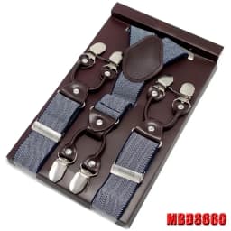Man's Suspenders Casual Straps Y-Back Shape Men's Trousers Suspensorio Elastic Clips-On Ceinture Suspendue 3.5*120cm