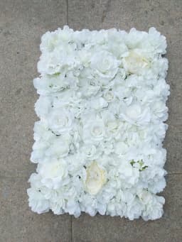 1pcs Artificial Flower Wall Wedding Background Decoration Lawn Pillar Road Lead Flower Arch Silk Rose Hydrangea White Flower