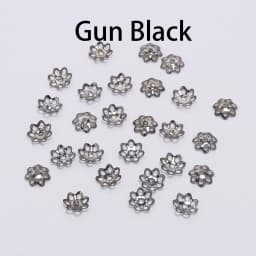 600pcs/Lot 6mm Hollow Flower Cone End Beads Cap Filigree Loose Spacer Beads Caps Cone For DIY Jewelry Finding Making Accessories