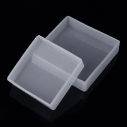 Silicone Mould DIY Making Crafts Resin Casting Molds Including Cube Square for Resin Epoxy Candle Fondant Soap Bowl Mat