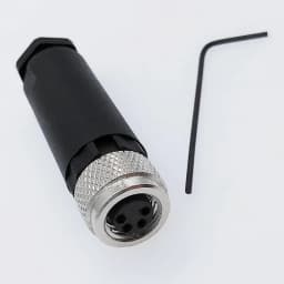 M8 Sensor Connector Waterproof Male&Female Plug Straight Angle Screw Threaded Coupling 3Pin 4Pin