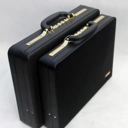 Business Men Black Leather Messenger Bag Box 14"18" Inch Computer Box Briefcase