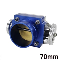 WLR - NEW 65MM 70MM 80MM 90MM THROTTLE BODY PERFORMANCE INTAKE MANIFOLD BILLET ALUMINUM HIGH FLOW
