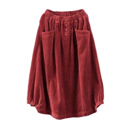 Women Solid Color Elastic Waist Loose Corduroy Retro Skirt Ladies Vintage Autumn Winter Skirts 2022 Pockets Female Skirts