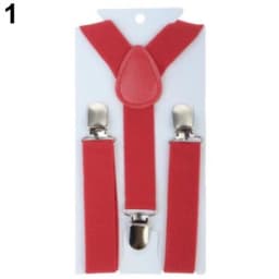 Solid Color Kids Suspenders Clip-on Straps Adjustable Elastic Y-Back Brace Children Boy Girl Braces Baby Wedding Tie Accessories