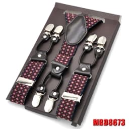 Man's Suspenders Casual Straps Y-Back Shape Men's Trousers Suspensorio Elastic Clips-On Ceinture Suspendue 3.5*120cm