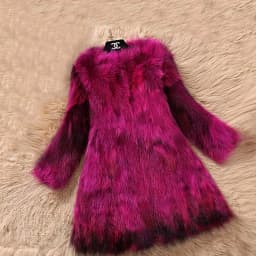 New Arrival Real Fox Fur Coat Lady Top Selling Factory Wholesale Natural Fox Fur Jacket 100% Genuine Fur Overcoat DFP822
