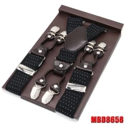 Man's Suspenders Casual Straps Y-Back Shape Men's Trousers Suspensorio Elastic Clips-On Ceinture Suspendue 3.5*120cm