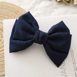 Vintage Linen Barrettes 2 Level Big Large Bow Hair Clip Korean Spring Ponytail Clip Hairgrips For Women Fashion Hair Accessories