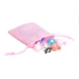 De Bijoux 100Pcs 7x9cm Pink Drawstring Velvet Pouch Bag Jewelry Bag,Annual Christmas Wedding Party Promo Gift Bags sachet bonbon