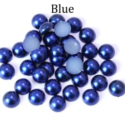 2/3/4/5/6/8/10/12/14mm Imitation Pearl ABS Plastic Half Round Loose Bead for DIY Jewelry Making Accessories Nail Art Crafts