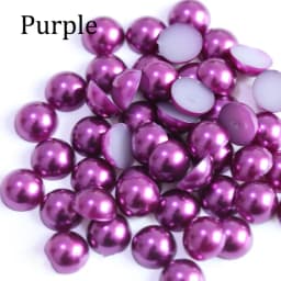 2/3/4/5/6/8/10/12/14mm Imitation Pearl ABS Plastic Half Round Loose Bead for DIY Jewelry Making Accessories Nail Art Crafts