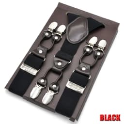 Man's Suspenders Casual Straps Y-Back Shape Men's Trousers Suspensorio Elastic Clips-On Ceinture Suspendue 3.5*120cm