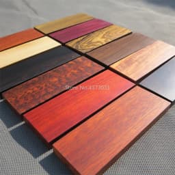 1piece DIY Knife Handle Material Various Kinds of Wood for Handicraft Materials 120x40x10mm