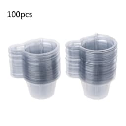 20pcs/100Pcs 40ML Plastic Disposable Cups Dispenser For DIY Epoxy Resin Jewelry Making