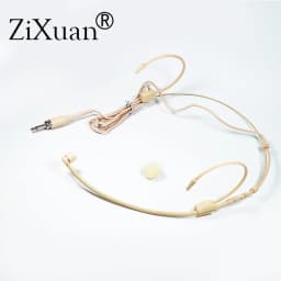 Headband Head Wearing Unidirectional Microphone for Shure Sennheiser AKG MiPro Audio Technica 4Pin 3Pin TA4F 3.5mm Lock