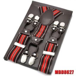 Man's Suspenders Casual Straps Y-Back Shape Men's Trousers Suspensorio Elastic Clips-On Ceinture Suspendue 3.5*120cm