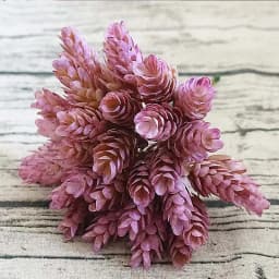 30Pcs/Bundle Fake Green Plant Cheap Artificial Plastic Flowers for Home Table Decorative Wedding Christmas Diy Candy Gift Box