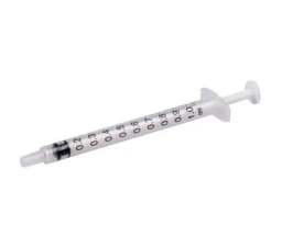 10Pcs 1ml Syringe with 18Ga 1.5'' Blunt Needle and Plastic Needle with Matching Cap For Mixing Liquids Gels Glues