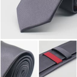 HUISHI Custom Logo Label On Tie Men Personalized Customization Necktie Brand Logo Men Neckies For Gentlemen Fashion Design Label