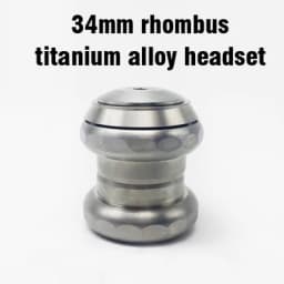 TiTo Titanium Alloy Threadless Headset for MTB Road Bike Titanium Bicycle Parts Cycling Headsets 34mm/44mm/41.8-52mm Taper
