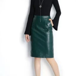RYS8345 Winter NEW OL Genuine Leather Midi Long Wrap Skirt Ladies Elegant Simple Dark Green/Black/Pink/Blue Sexy Jupe Mujer Saia