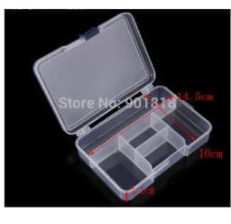 LINSOIR 15 Cells Compartment Plastic Jewelry Storage Organizer Box Case Adjustable Tools Beads Container Jewelry Making F2414