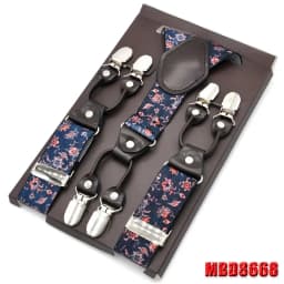 Man's Suspenders Casual Straps Y-Back Shape Men's Trousers Suspensorio Elastic Clips-On Ceinture Suspendue 3.5*120cm