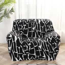 string printed sofa chair slipcovers armchair decoration elastic spandex for living room sofa cover stretch floral printed