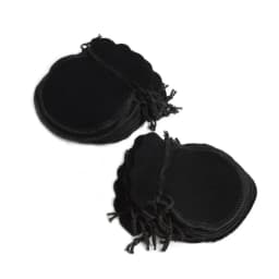 100pcs 70*80mm Lovely Thin Black Velvet Drawstring Pouch Bag Jewelry Bag,Funeral Ceremony Party Xmas Wedding Gift Bag sachet