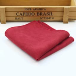 Two Sides Solid Micro Suede Handkerchief Groom Leather Mens Plaid Soft Scarves For Men Hankies Pocket Square Male Handkerchiefs