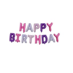 16 inch Letters HAPPY BIRTHDAY Foil Balloons Happy Birthday Party Decoration Kids Alphabet Air Balloons Baby Shower Supplies