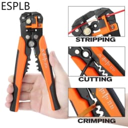 ESPLB Wire Stripper Self-adjusting Cable Cutter Crimper Automatic Wire Stripping Tool Cutting Pliers Tool for Industry