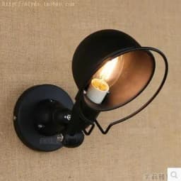 Red Loft Style Retro LED Wall Light Fixtures Adjustable Swing Arm Lamp Industrial Vintage Wall Sconce Arandela Home Lighting