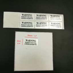 500pcs Anti-fake VOID Security Labels Removed Tamper Evident Warranty Sticker