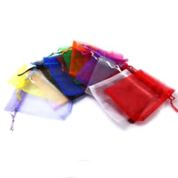 Jewelry Packaging & Display 10pcs/lot RANDOM MIXED Drawable Organza Bags Multisize Choose Gift Bags & Pouches, Packing Bags DIY
