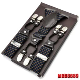 Man's Suspenders Casual Straps Y-Back Shape Men's Trousers Suspensorio Elastic Clips-On Ceinture Suspendue 3.5*120cm