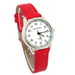 Chaoyada Child Watches Girl Leather Strap Learn Time Kids Watch Students Quartz Wristwatch Casual Fashion Children's Gifts