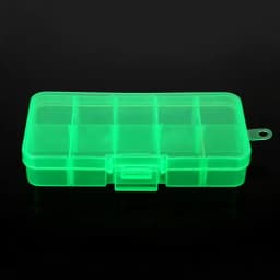 Cheap 10 cells Plastic lots Adjustable Jewelry Storage Box Case Craft Organizer Ring Earring Beads Pills Container for Display
