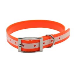 High Quality Pet Dog Collar TPU+Nylon Night Glowing Reflective Safety Collars Deodorant Waterproof Collar Pet Supplies