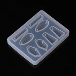 Epoxy Resin Silicone Mold DIY Geometric Triangle Mirror Craft Jewelry Making Decorative Cake