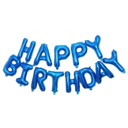 16 inch Letters HAPPY BIRTHDAY Foil Balloons Happy Birthday Party Decoration Kids Alphabet Air Balloons Baby Shower Supplies