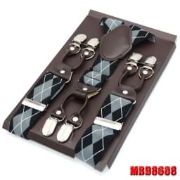 Man's Suspenders Casual Straps Y-Back Shape Men's Trousers Suspensorio Elastic Clips-On Ceinture Suspendue 3.5*120cm