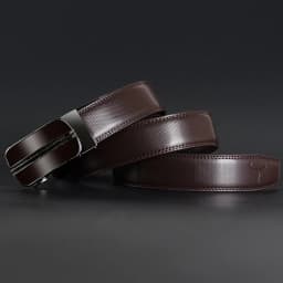 COWATHER Belt For Men Cow Genuine Leather Men Belt New Arrival Brown Automatic Buckle Male Strap Top Quality Cowhide Male Belts