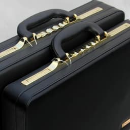 Business Men Black Leather Messenger Bag Box 14"18" Inch Computer Box Briefcase
