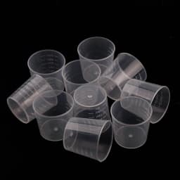 20pc 30ml Clear Plastic Liquid Measuring Cups Graduaeted Laboratory Test Cylinder With Scales For Resin Silicone Mold Tool