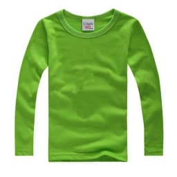 Boys Long Sleeve T Shirts For Children Spring Autumn pure color T-shirt Cotton 1 -15T Kids Clothing Baby Girls Tops Tees Clothes