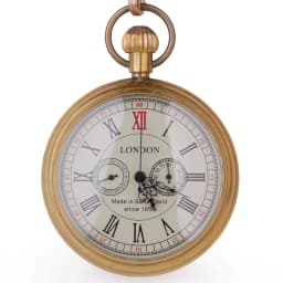 Antique London 1856's 5 Hand Small Dial Mechanical Pocket Watch Roman Number Open Face Fob Watch Gift Clock